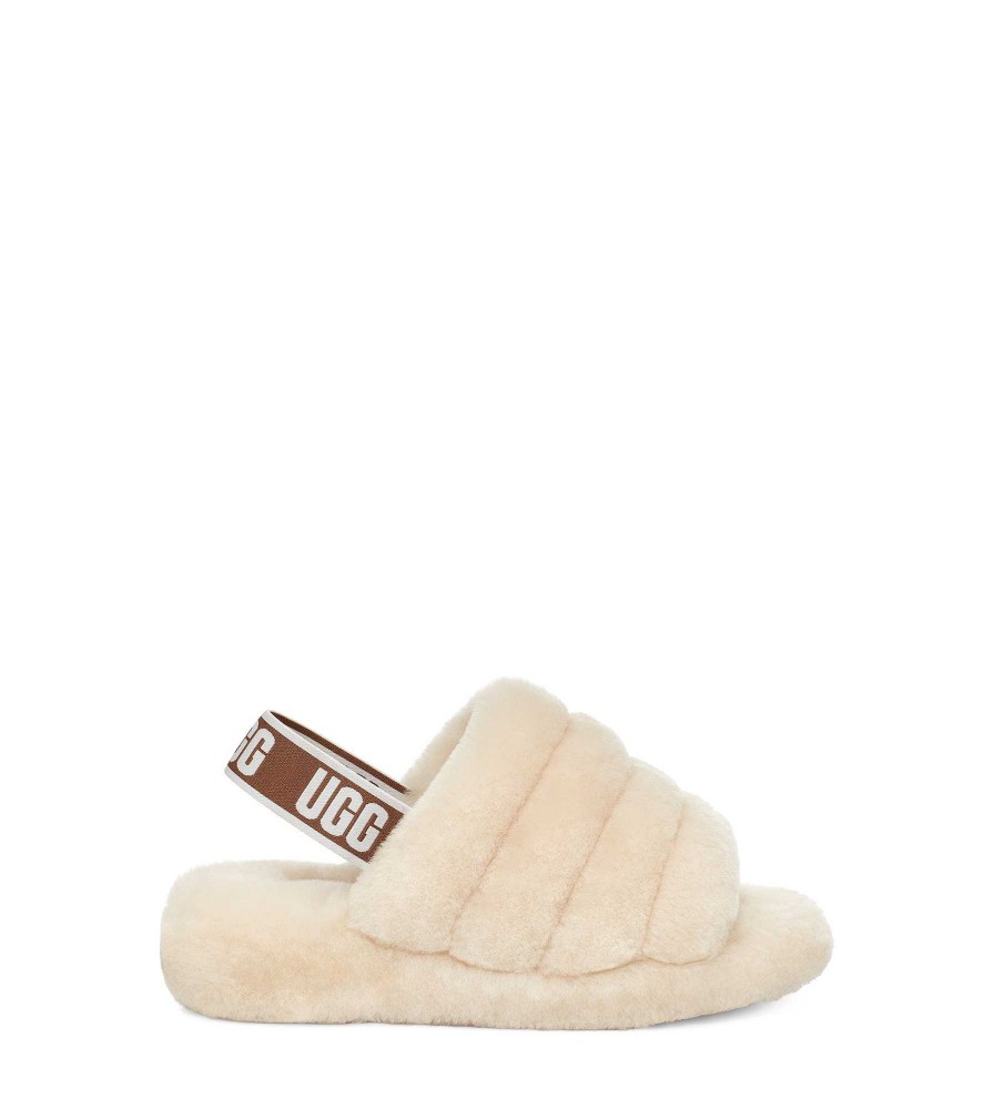 Kobieta UGG Kapcie | Fluff Tak, slajd Naturalny