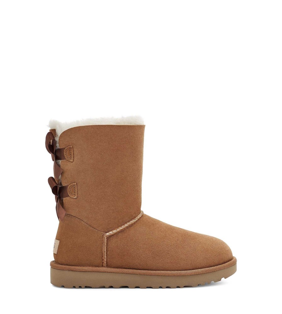 Kobieta UGG Botki klasyczne | Bailey Bow II, Ugg kasztan