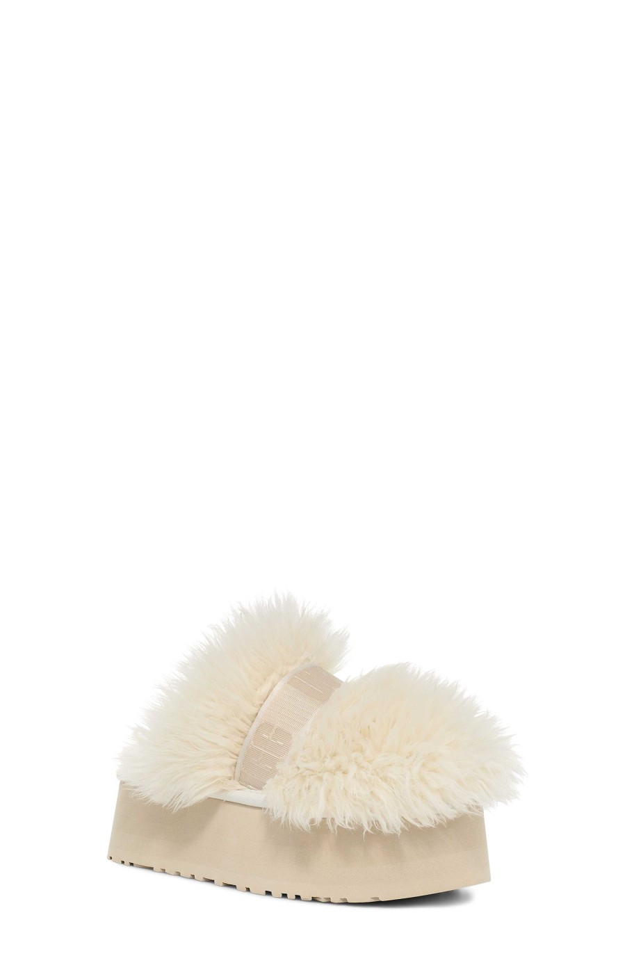 Kobieta UGG Kapcie | Zrównoważona zjeżdżalnia Fluff Momma, Ugg Biały