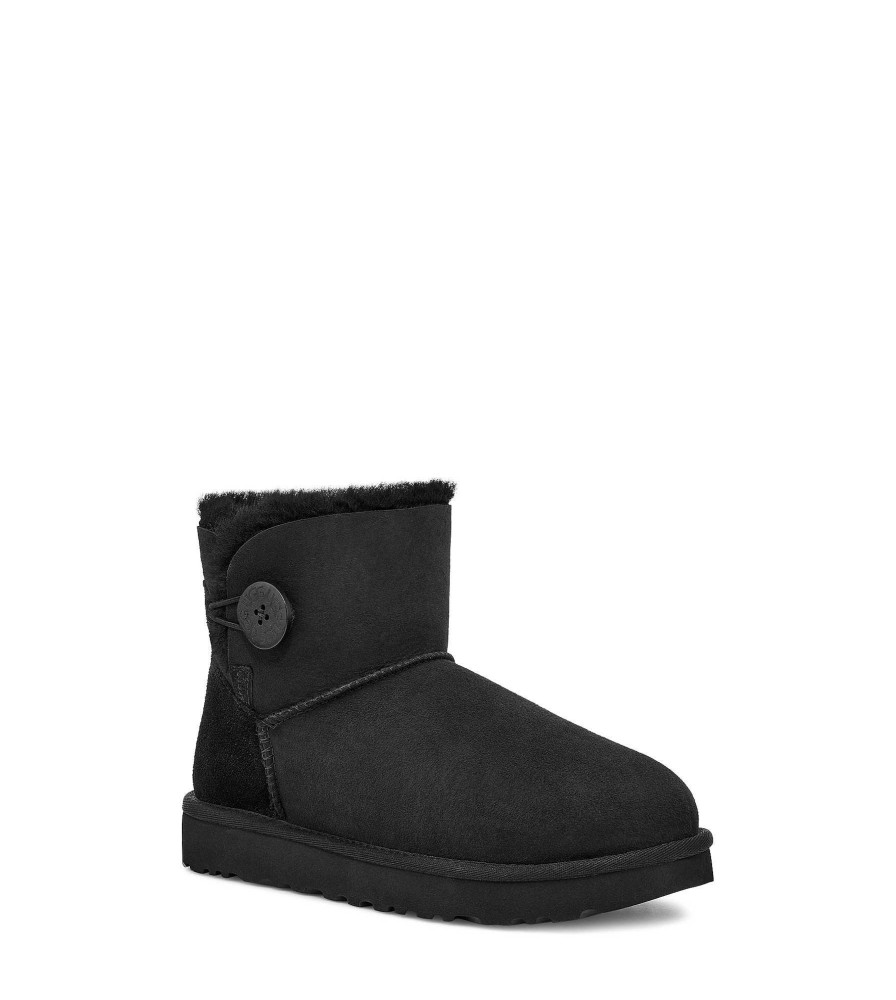 Kobieta UGG Botki klasyczne | Mini Bailey Button II, Ugg Czarny